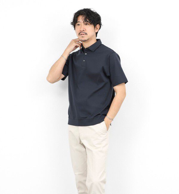 NOLLEY'S goodman「《ビジカジ対応》シルケットスムース ドレスポロシャツ / ビズポロ 26SS」|ポロシャツ|