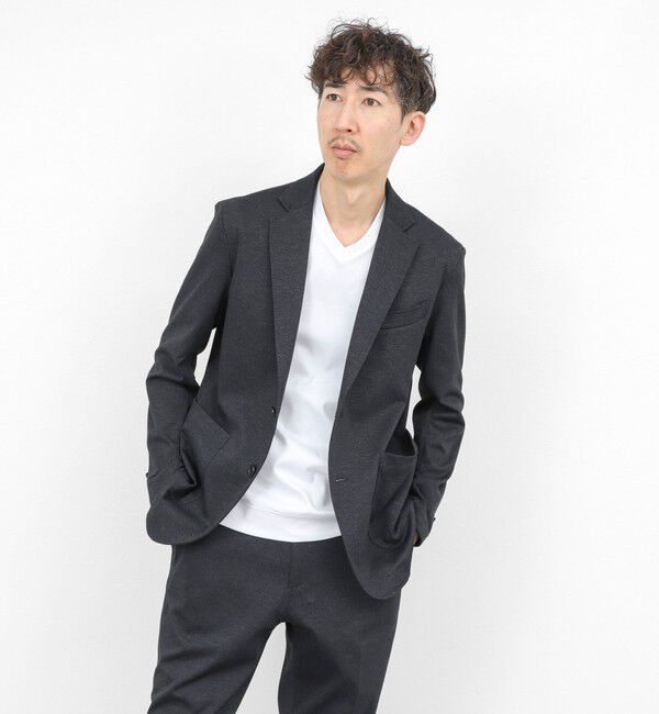 NOLLEY'S goodman「《ビジカジ対応》シルケットスムース VネックドレスTシャツ 26SS」|Tシャツ・カットソー|