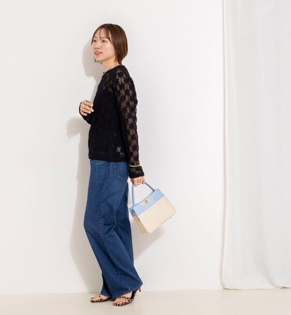 NOLLEY'S「ウォッシャブルレースロンT」|Tシャツ・カットソー|