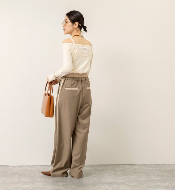 MAQWEL「【MAQWEL/マクウェル】ウォッシャブルレイヤードプルオーバー」|Tシャツ・カットソー|