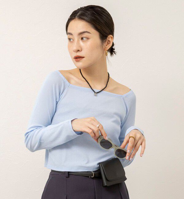 MAQWEL「【MAQWEL/マクウェル】ウォッシャブルレイヤードプルオーバー」|Tシャツ・カットソー|