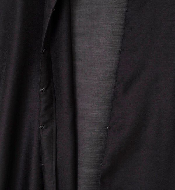 MAQWEL「【MAQWEL/マクウェル】ウォッシャブルオープンカラーシアーブラウス」|シャツ・ブラウス|