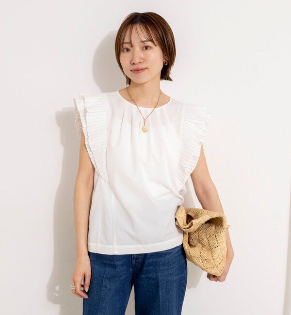 NOLLEY'S「ウォッシャブル高機能袖プリーツブラウス」|シャツ・ブラウス|