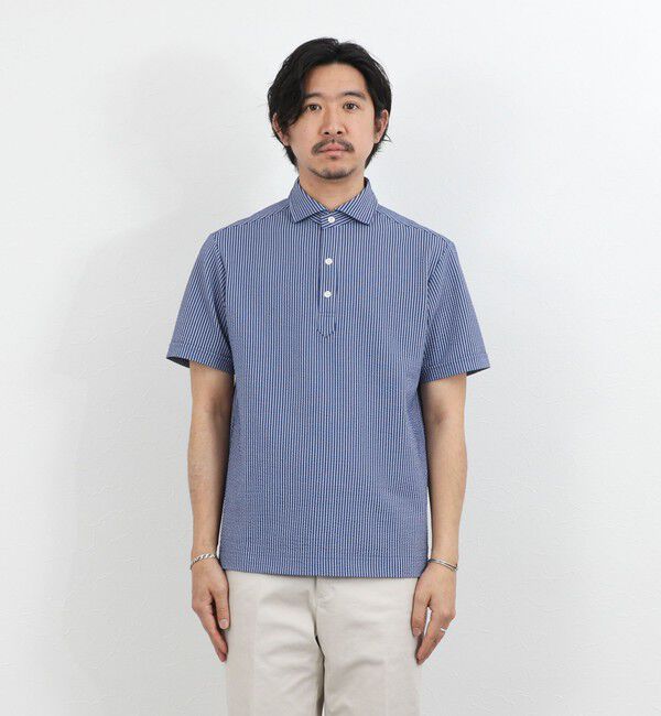 NOLLEY'S goodman「《ビジカジ対応》サッカーテープポロシャツ / ビズポロ /26SS」|ポロシャツ|