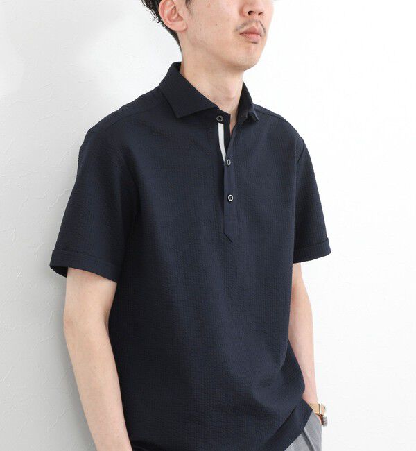 NOLLEY'S goodman「《ビジカジ対応》サッカーテープポロシャツ / ビズポロ /26SS」|ポロシャツ|