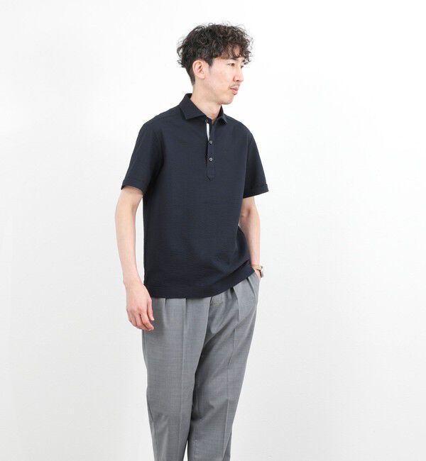 NOLLEY'S goodman「《ビジカジ対応》サッカーテープポロシャツ / ビズポロ /26SS」|ポロシャツ|