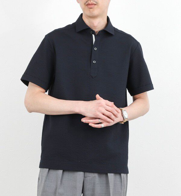 NOLLEY'S goodman「《ビジカジ対応》サッカーテープポロシャツ / ビズポロ /26SS」|ポロシャツ|