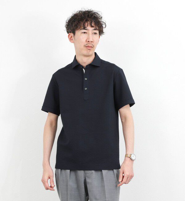 NOLLEY'S goodman「《ビジカジ対応》サッカーテープポロシャツ / ビズポロ /26SS」|ポロシャツ|