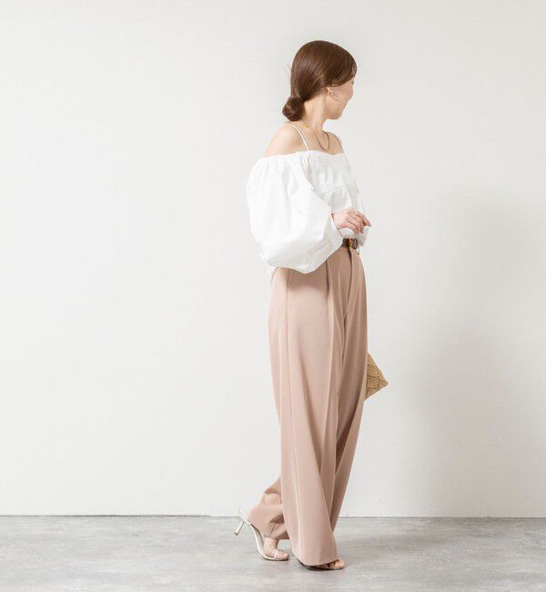 NOLLEY'S sophi「【PROTAGONISTA/プロタゴニスタ】ウォッシャブルオフショル2wayブラウス」|シャツ・ブラウス|