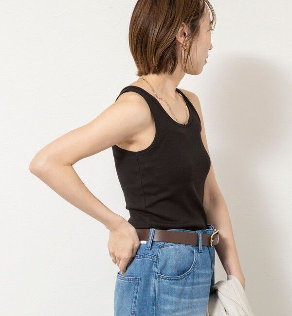 NOLLEY'S sophi「ウォッシャブルカップ付きリブタンクトップ」|タンクトップ|