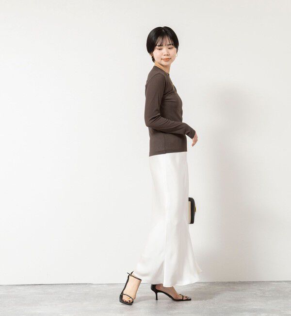 NOLLEY'S sophi「ウォッシャブルorganicコットンシアーテレコロンＴ」|Tシャツ・カットソー|