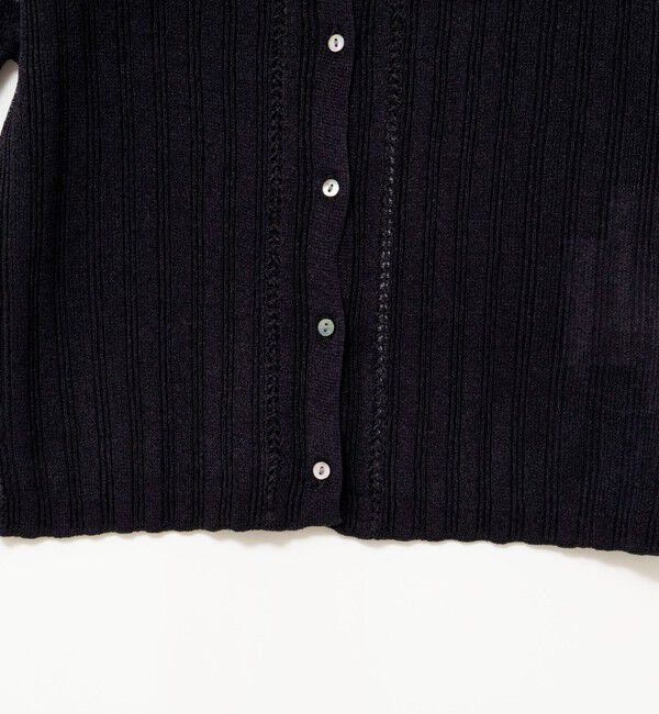 NOLLEY'S sophi「【WALANCE/ワランス】paper rib knit 2way tops」|カーディガン|