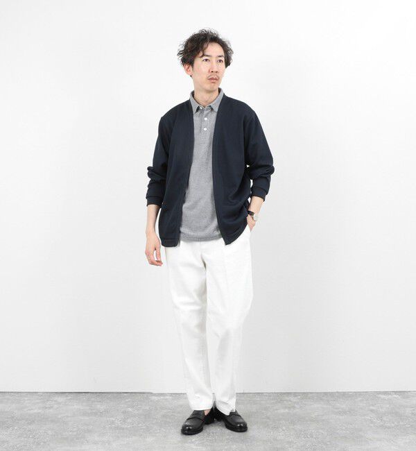 NOLLEY'S goodman「針抜きジャージ ボタンレスカーディガン 26SS」|カーディガン|