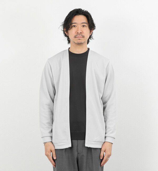 NOLLEY'S goodman「針抜きジャージ ボタンレスカーディガン 26SS」|カーディガン|