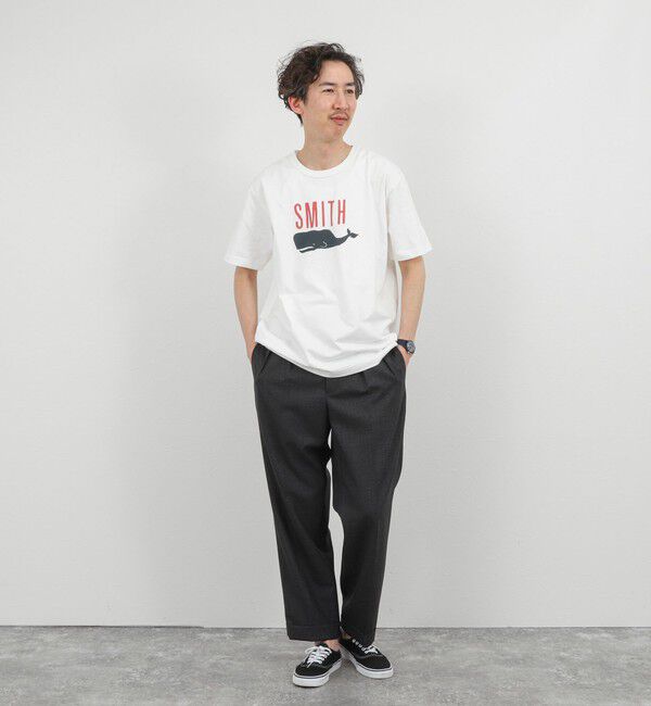 NOLLEY'S goodman「【BARNS OUTFITTERS】別注 SMITH プリントTシャツ 26SS」|Tシャツ・カットソー|