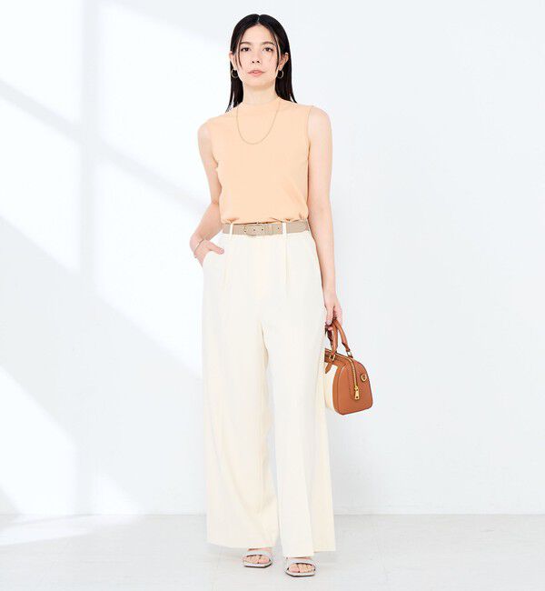 NOLLEY'S sophi「ウォッシャブル強撚ツイルワイドパンツ」|その他|