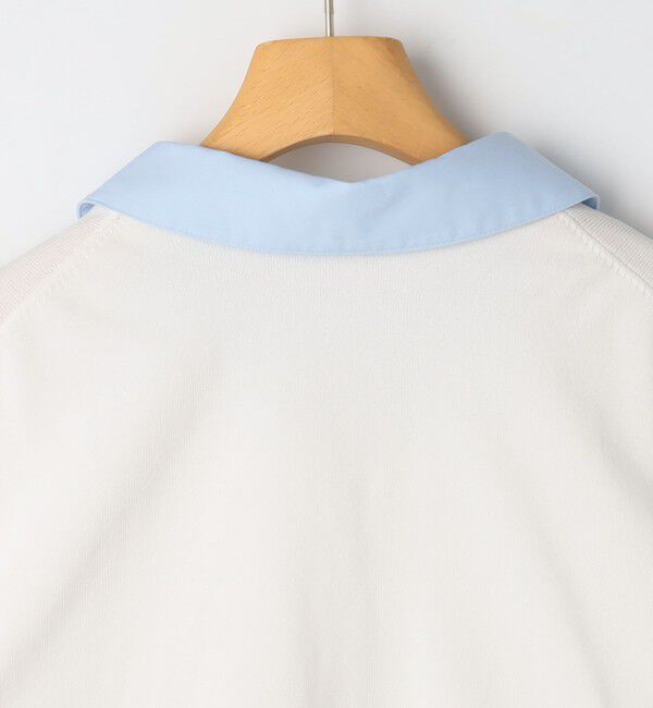 NOLLEY'S sophi「《手洗い可能/セットアップ対応》布帛襟取り外し可裾布帛半袖カーディガン」|カーディガン|