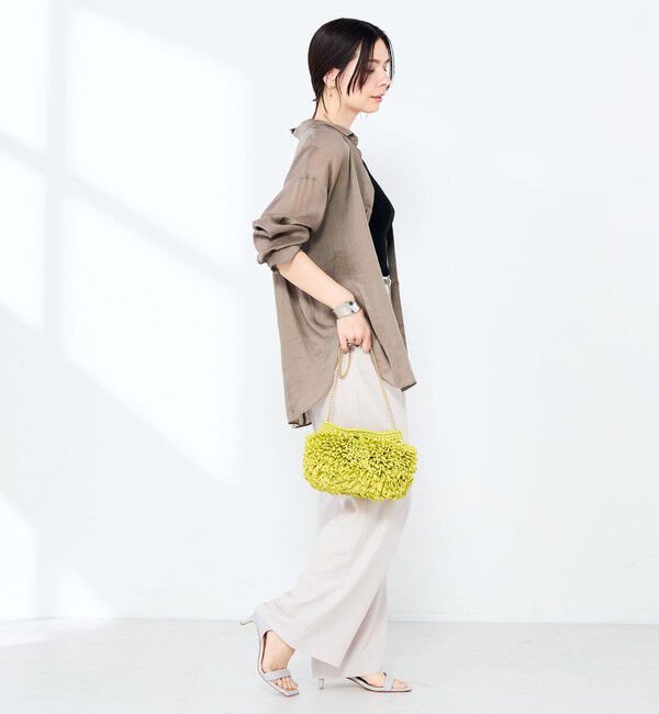 NOLLEY'S sophi「ウォッシャブルフィブリルラミーマルチウェイシャツ」|シャツ・ブラウス|