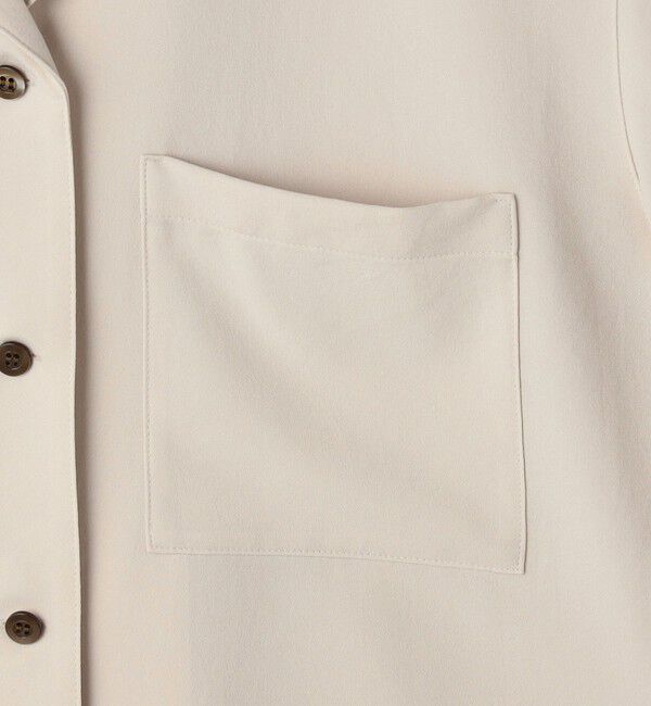 NOLLEY'S sophi「《セットアップ対応》ウォッシャブルエアリージョーゼットショートシャツ」|シャツ・ブラウス|