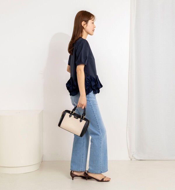 NOLLEY'S「ウォッシャブル裾フリルカットプルオーバー」|Tシャツ・カットソー|