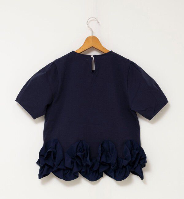 NOLLEY'S「ウォッシャブル裾フリルカットプルオーバー」|Tシャツ・カットソー|