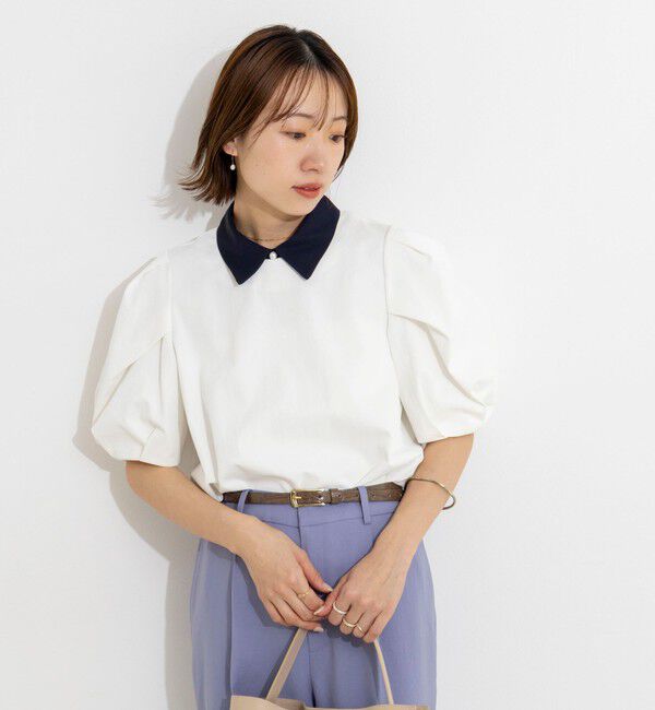 NOLLEY'S「2WAY襟ブラウス」|シャツ・ブラウス|