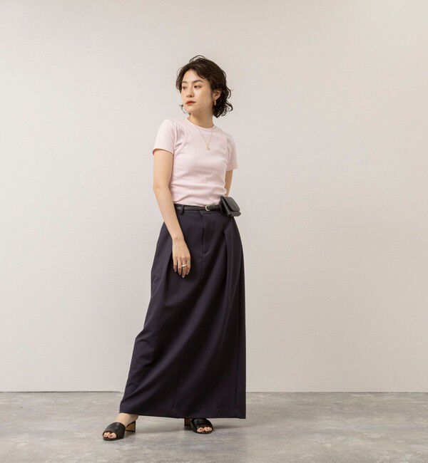 MAQWEL「【MAQWEL/マクウェル】ウォッシャブルCOTTON RIB タンクトップ」|タンクトップ|