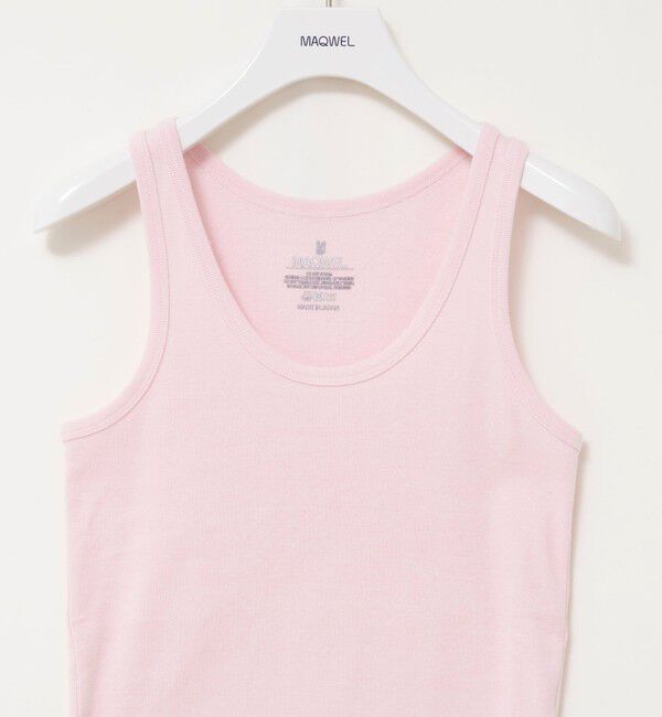 MAQWEL「【MAQWEL/マクウェル】ウォッシャブルCOTTON RIB タンクトップ」|タンクトップ|