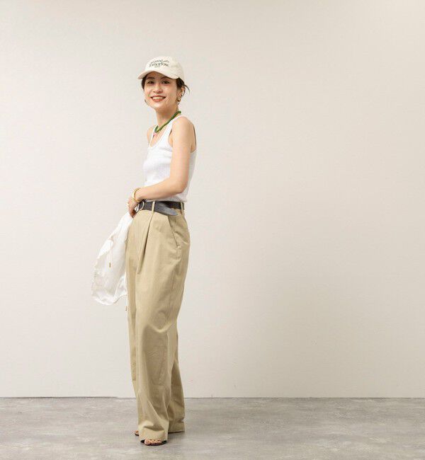 MAQWEL「【MAQWEL/マクウェル】ウォッシャブルCOTTON RIB タンクトップ」|タンクトップ|