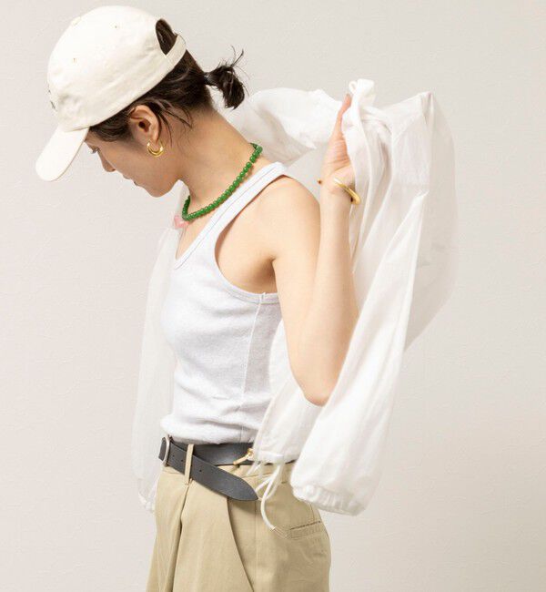 MAQWEL「【MAQWEL/マクウェル】ウォッシャブルCOTTON RIB タンクトップ」|タンクトップ|