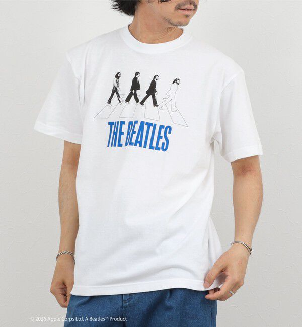 NOLLEY'S goodman「【GOOD ROCK SPEED】THE BEATLES abbey road T プリントTシャツ 26SS」|Tシャツ・カットソー|ホワイト