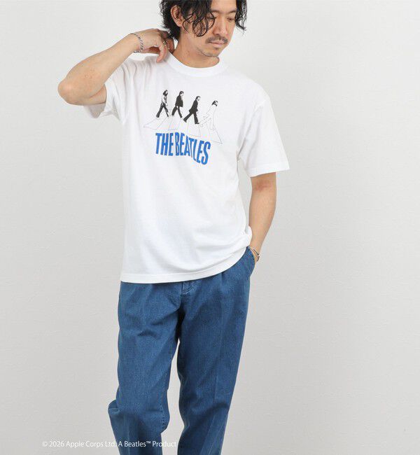 NOLLEY'S goodman「【GOOD ROCK SPEED】THE BEATLES abbey road T プリントTシャツ 26SS」|Tシャツ・カットソー|