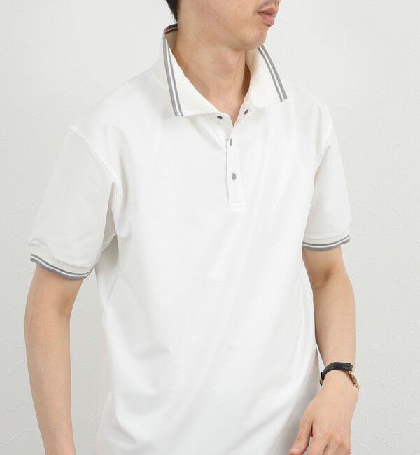 NOLLEY'S goodman「【TAION/タイオン】NON DOWN BASIC JERSEY HARF SLEEVE POLO 26SS」|ポロシャツ|