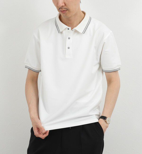 NOLLEY'S goodman「【TAION/タイオン】NON DOWN BASIC JERSEY HARF SLEEVE POLO 26SS」|ポロシャツ|