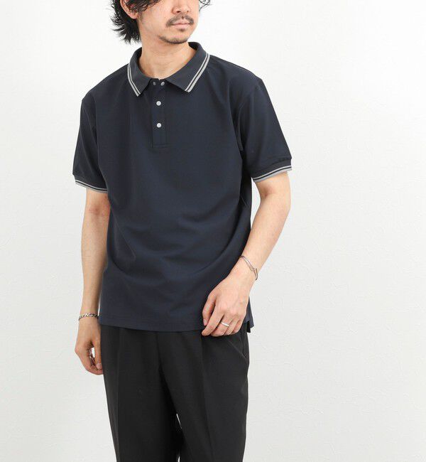 NOLLEY'S goodman「【TAION/タイオン】NON DOWN BASIC JERSEY HARF SLEEVE POLO 26SS」|ポロシャツ|
