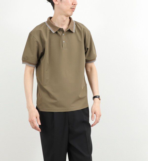 NOLLEY'S goodman「【TAION/タイオン】NON DOWN BASIC JERSEY HARF SLEEVE POLO 26SS」|ポロシャツ|