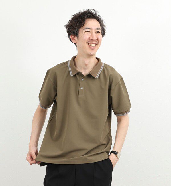 NOLLEY'S goodman「【TAION/タイオン】NON DOWN BASIC JERSEY HARF SLEEVE POLO 26SS」|ポロシャツ|