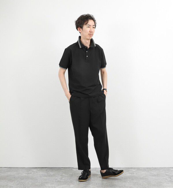 NOLLEY'S goodman「【TAION/タイオン】NON DOWN BASIC JERSEY HARF SLEEVE POLO 26SS」|ポロシャツ|