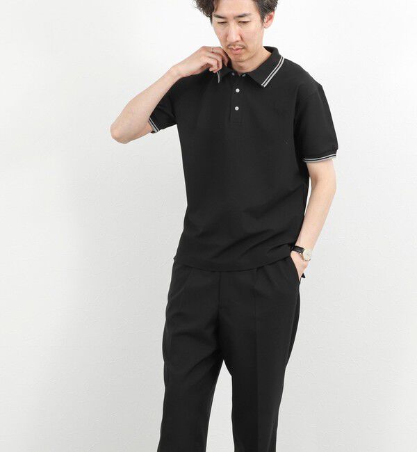 NOLLEY'S goodman「【TAION/タイオン】NON DOWN BASIC JERSEY HARF SLEEVE POLO 26SS」|ポロシャツ|