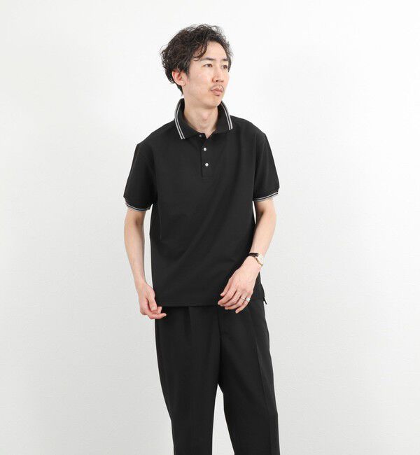 NOLLEY'S goodman「【TAION/タイオン】NON DOWN BASIC JERSEY HARF SLEEVE POLO 26SS」|ポロシャツ|