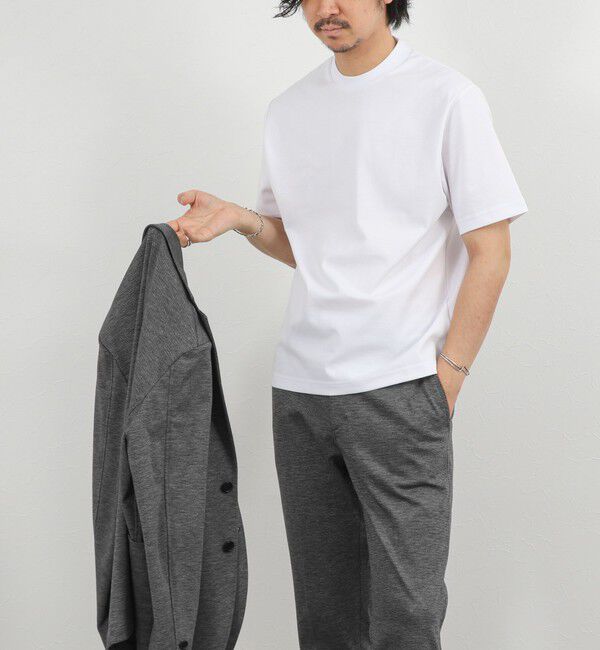 NOLLEY'S goodman「《ビジカジ対応》超長綿ハイゲージポンチ ジャケットTシャツ 26SS」|Tシャツ・カットソー|