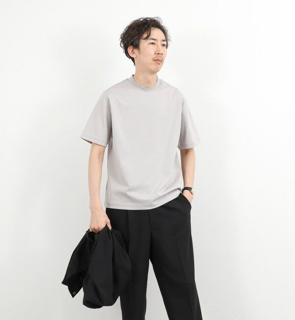 NOLLEY'S goodman「《ビジカジ対応》超長綿ハイゲージポンチ ジャケットTシャツ 26SS」|Tシャツ・カットソー|