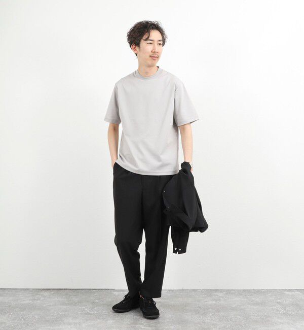 NOLLEY'S goodman「《ビジカジ対応》超長綿ハイゲージポンチ ジャケットTシャツ 26SS」|Tシャツ・カットソー|