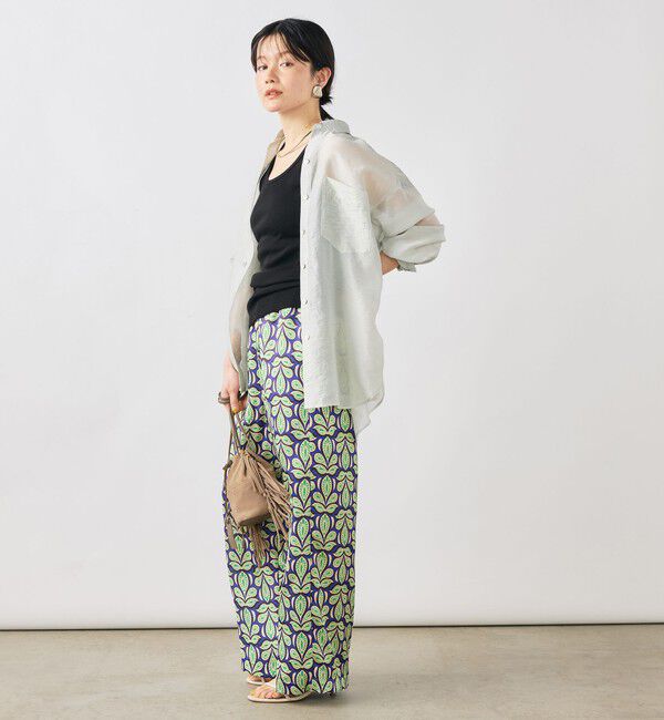 NOLLEY'S「ウォッシャブルバティックプリントイージーパンツ」|その他|