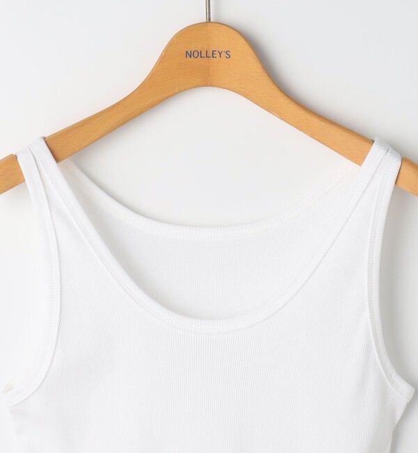 NOLLEY'S「ウォッシャブルヴィンテージリブ2WAYタンク」|タンクトップ|