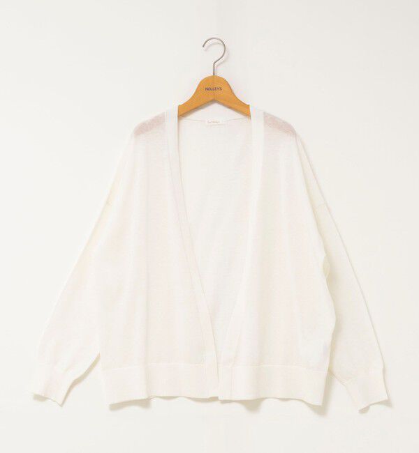 NOLLEY'S「《手洗い可能》コットンセルロース2WAYリラックスカーデ」|カーディガン|