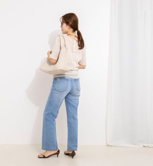 NOLLEY'S「ウォッシャブルコットンチュールバックヘンリー2WAYプルオーバー」|Tシャツ・カットソー|