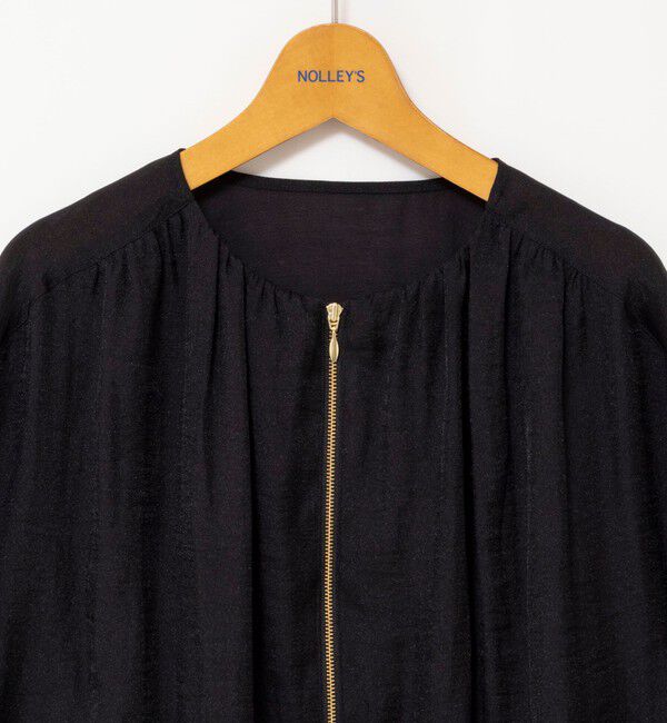 NOLLEY'S「ウォッシャブルシアージップアップブルゾン」|ブルゾン・スタジャン|