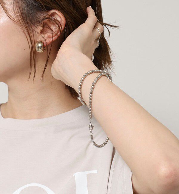 grace grace「【grace grace/グラスグラス】メタボールショートネックレス」|ネックレス|