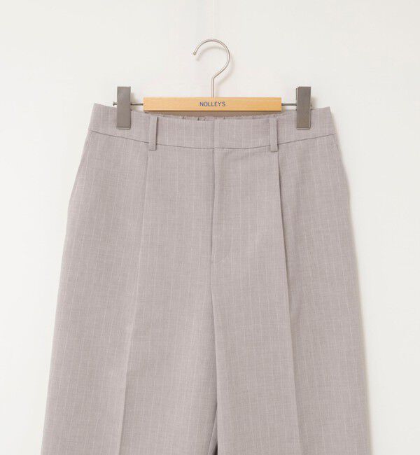 NOLLEY'S「ウォッシャブルストライプ愛されセミワイドパンツ」|その他|